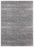 Rugs Contemporary Rugs 23" x 36" x 1.2" Grey Microfiber Polyester Accent Rug 1692 HomeRoots