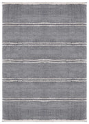 Rugs Contemporary Rugs 39" x 59" x 1.2" Grey Microfiber Polyester Mat Rug 1568 HomeRoots