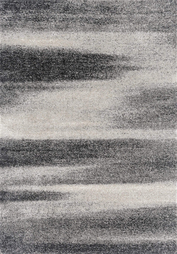 Rugs Contemporary Rugs - 63" x 86" x 0.5" Grey Polypropylene Area Rug HomeRoots