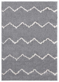 Rugs Contemporary Rugs 94" x 126" x 1.2" Grey Microfiber Polyester Oversize Rug 1601 HomeRoots