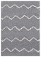 Rugs Contemporary Rugs 94" x 126" x 1.2" Grey Microfiber Polyester Oversize Rug 1601 HomeRoots