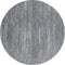 Rugs Contemporary Rugs 94" x 94" x 1.2" Grey Microfiber Polyester Round Rug 1696 HomeRoots