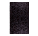 Rugs Cow Rug - 60" x 96" Chocolate Parquet, Natural Stitched Cowhide - Area Rug HomeRoots
