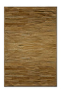 Rugs Cow Rug - 60" x 96" Tricolor, 4" Square Patches, Cowhide - Area Rug HomeRoots