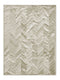 Rugs Cow Rug - 96" x 120" Natural Parquet, Natural Stitched Cowhide - Area Rug HomeRoots