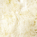 Rugs Cow Skin Rug - 24" x 36" x 1.5" Natural Curly Single Sheepskin - Area Rug HomeRoots