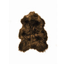 Rugs Cow Skin Rug - 24" x 36" x 1.5" x 2" Chestnut Sheepskin Single Long-Haired - Area Rug HomeRoots