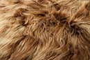 Rugs Cow Skin Rug - 48" x 72" x 2"" Fox Sheepskin Long-haired - Area Rug HomeRoots