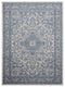 Rugs Cream Area Rug 118" x 158" x 0.31" Cream Olefin Rug 8275 HomeRoots