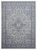 Rugs Cream Area Rug 150" x 180" x 0.31" Cream Olefin Rug 8276 HomeRoots