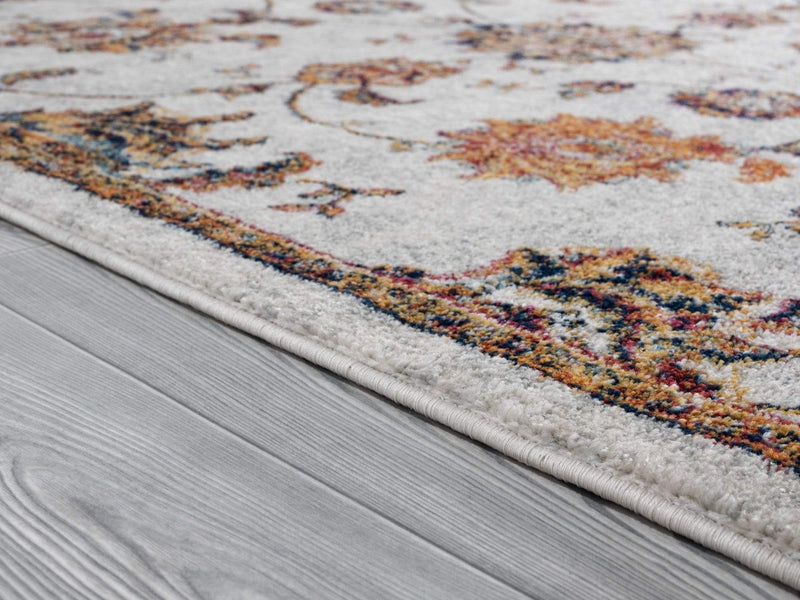 Rugs Cream Area Rug - 150" x 180" x 0.43" Cream Oversize Rug HomeRoots