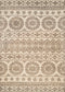 Rugs Cream Area Rug - 31" x 90" x 0.39" Cream Polyester Mat Rug HomeRoots