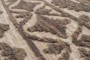 Rugs Cream Area Rug - 31" x 90" x 0.39" Cream Polyester Mat Rug HomeRoots