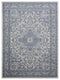 Rugs Cream Area Rug 63" x 86" x 0.31" Cream Olefin Area Rug 8272 HomeRoots