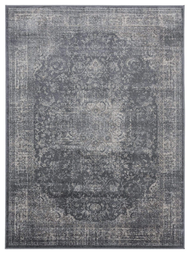 Rugs Cream Area Rug - 63" x 86" x 0.31" Cream Olefin Area Rug HomeRoots