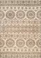Rugs Cream Area Rug - 63" x 90" x 0.39" Cream Polyester Area Rug HomeRoots