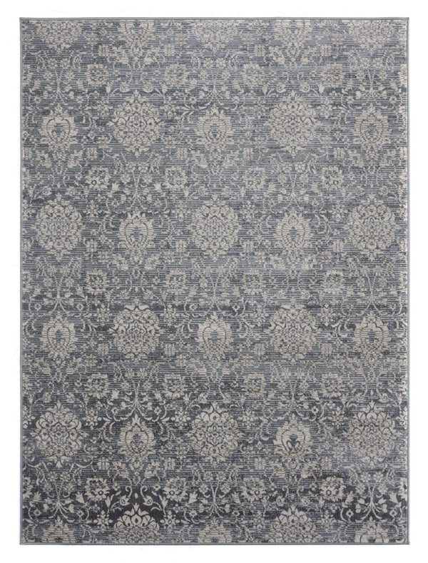 Rugs Cream Area Rug 94" x 126" x 0.31" Cream Olefin Oversize Rug 8295 HomeRoots