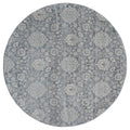 Rugs Cream Area Rug 94" x 94" x 0.31" Cream Olefin Round Rug 8294 HomeRoots