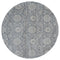 Rugs Cream Area Rug 94" x 94" x 0.31" Cream Olefin Round Rug 8294 HomeRoots