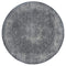 Rugs Cream Area Rug - 94" x 94" x 0.31" Cream Olefin Round Rug HomeRoots