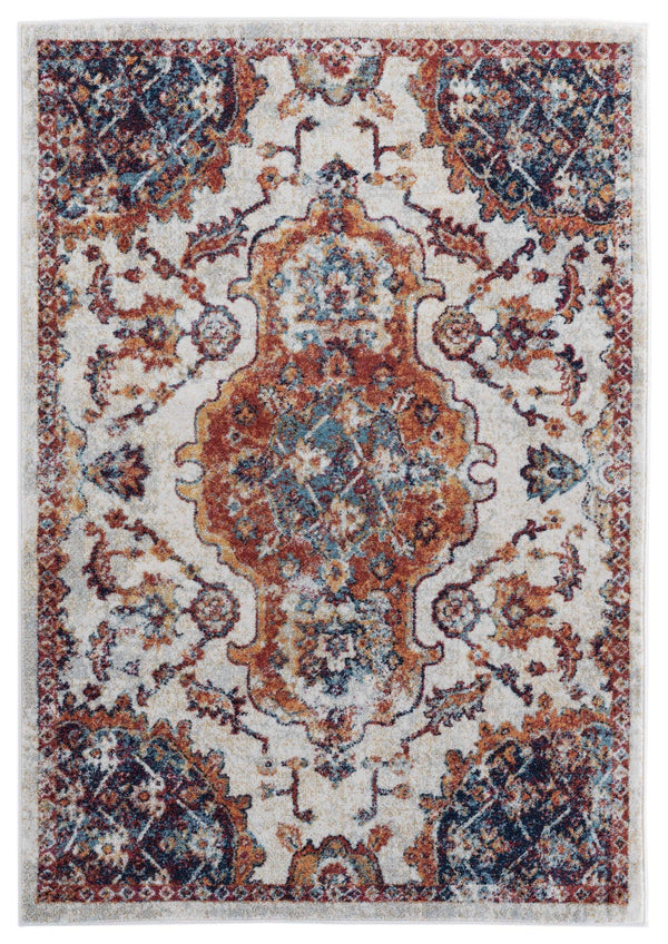 Rugs Cream Rug - 118" x 158" x 0.43" Cream Olefin Oversize Rug HomeRoots