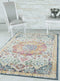 Rugs Cream Rug - 63" x 86" x 0.35" Camari Cream Olefin/Frieze Area Rug HomeRoots