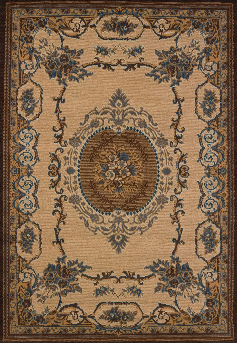 Rugs Decor Rugs - 22" x 36" x 0.3" Light Blue Polypropylene Accent Rug HomeRoots