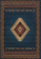 Rugs Decor Rugs - 22" x 36" x 0.3" LT Blue Polypropylene Accent Rug HomeRoots