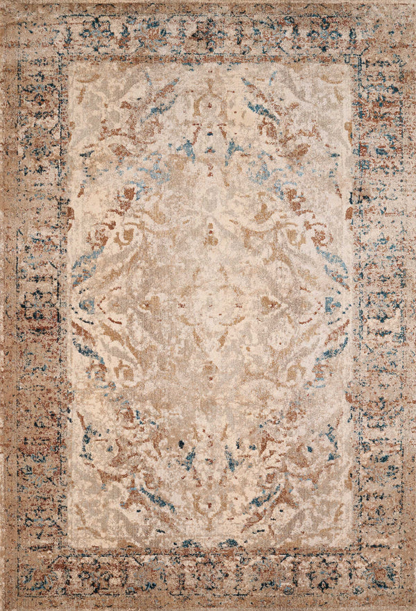 Rugs Decor Rugs - 22" x 36" x 0.35" Taupe Olefin/Polyester Accent Rug HomeRoots