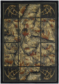 Rugs Decor Rugs 22" x 36" x 0.45" Multi Polypropylene Accent Rug 9407 HomeRoots