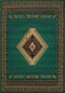 Rugs Decor Rugs - 47" x 63" x 0.3" LT Green Polypropylene Accent Rug HomeRoots