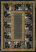 Rugs Decor Rugs - 47" x 63" x 0.45" Multi Polypropylene Accent Rug HomeRoots