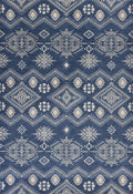 Rugs Denim Rug - 2'7" x 4'11" Polypropylene Demin Area Rug HomeRoots