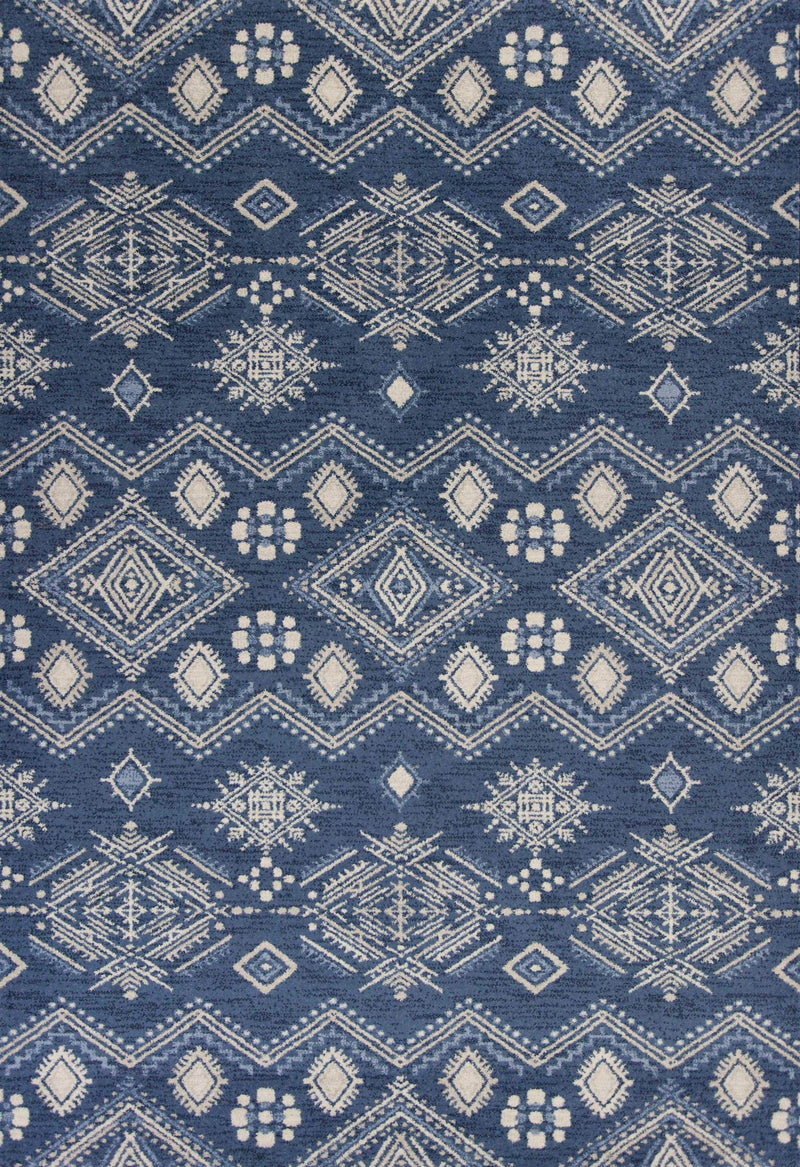 Rugs Denim Rug - 2'7" x 4'11" Polypropylene Demin Area Rug HomeRoots