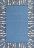 Rugs Denim Rug - 20" x 31" Polyester Denim Area Rug HomeRoots