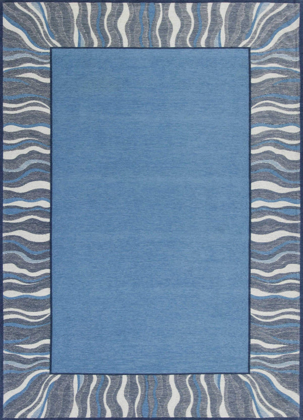 Rugs Denim Rug - 20" x 31" Polyester Denim Area Rug HomeRoots