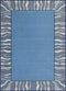 Rugs Denim Rug - 20" x 31" Polyester Denim Area Rug HomeRoots