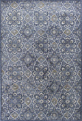 Rugs Denim Rug - 3'3" x 4'11" Polypropylene Denim Area Rug HomeRoots