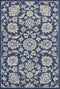Rugs Denim Rug - 6'7" x 9'6" UV-treated Polypropylene Denim Area Rug HomeRoots
