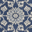 Rugs Denim Rug - 6'7" x 9'6" UV-treated Polypropylene Denim Area Rug HomeRoots