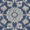 Rugs Denim Rug - 6'7" x 9'6" UV-treated Polypropylene Denim Area Rug HomeRoots