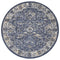 Rugs Designer Rug - 39" X 59" X 0.'5" Denim Polypropylene Rug HomeRoots