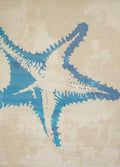 Rugs Designer Rugs - 31" x 47" x 0.43" Natural Polypropylene Accent Rug HomeRoots