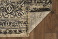 Rugs Designer Rugs - 46" X 69" X 0.'5" Sand/Charcoal Polypropylene Rug HomeRoots