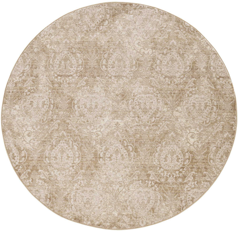 Rugs Designer Rugs - 79" X 79" X 0.'5" Sand Polypropylene Rug HomeRoots