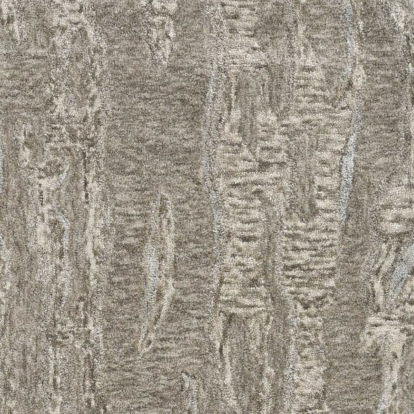 Rugs Designer Rugs - 90" X 114" X 0.'5" Sand Wool / Viscose Rug HomeRoots