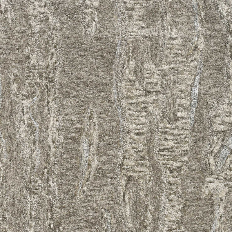 Rugs Designer Rugs - 90" X 114" X 0.'5" Sand Wool / Viscose Rug HomeRoots