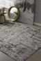 Rugs Dining Room Rugs - 106" X 158" X 0.'25" Ivory/Grey Polyester Rug HomeRoots