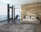 Rugs Dining Room Rugs - 118" X 158" X 0.'25" Ivory/Grey Polypropylene & Polyester Rug HomeRoots