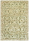 Rugs Dining Room Rugs - 31" x 236" x 0.13" Green Viscose Runner Rug HomeRoots
